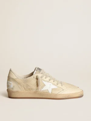 Online Ball Star feminino de náilon branco leite com estrela e talão brancos MULHER Ball Star