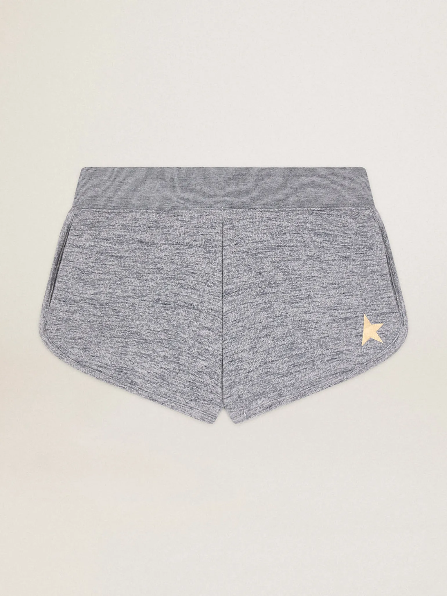 Best Sale Bermuda cinza mescla com estrela dourada MULHER Saias e Shorts