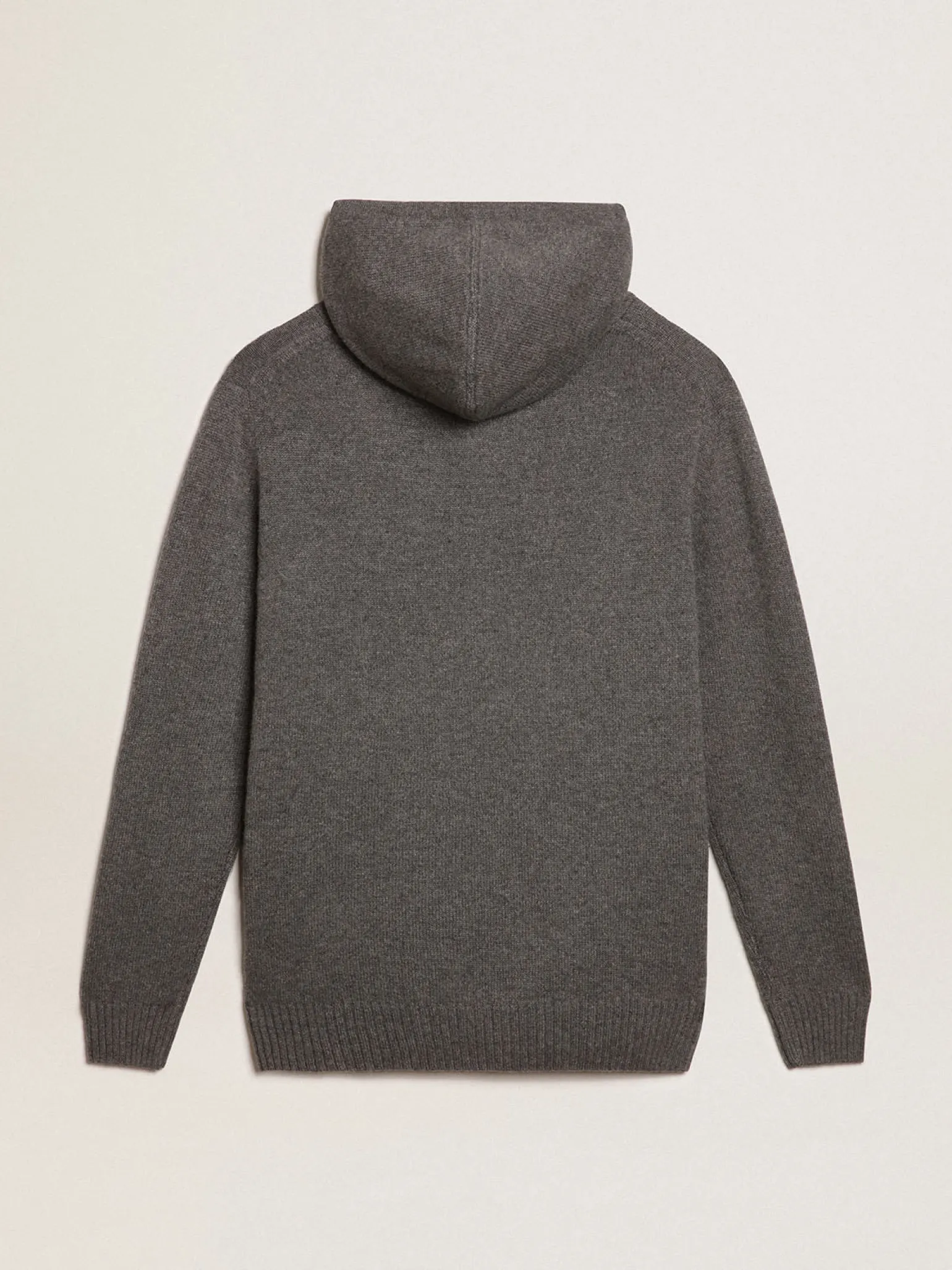 Store Blusa tipo moletom masculina cinza mescla misto caxemira com capuz Moletons