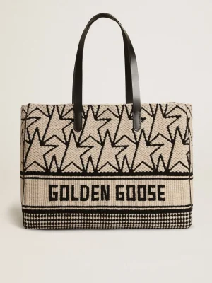 Online Bolsa California feminina East-West de jacquard de lã branco-leite MULHER Bolsas de ombro | Bolsas de mão