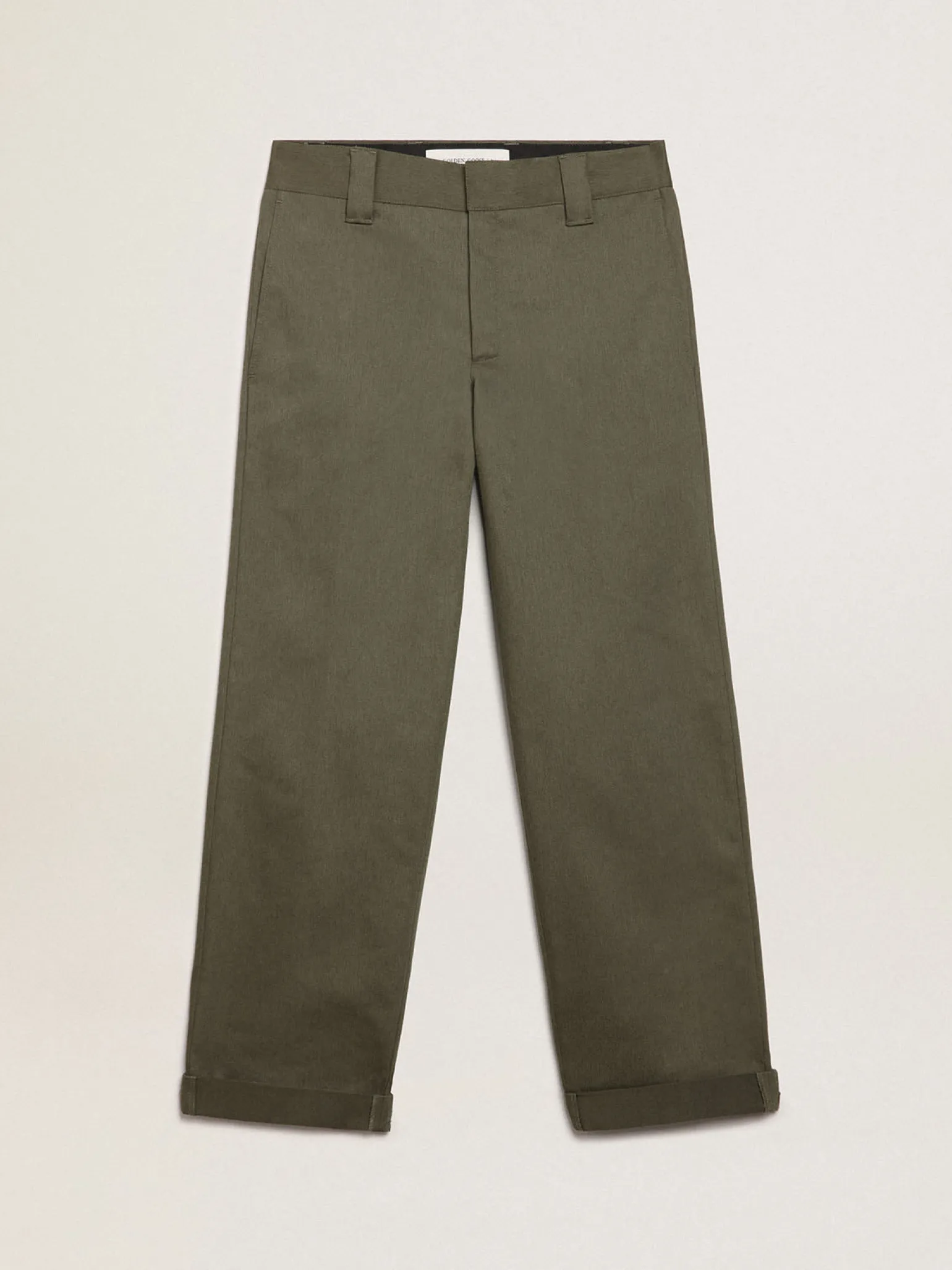 Online Calça chino Golden Collection verde militar Jeans e calças