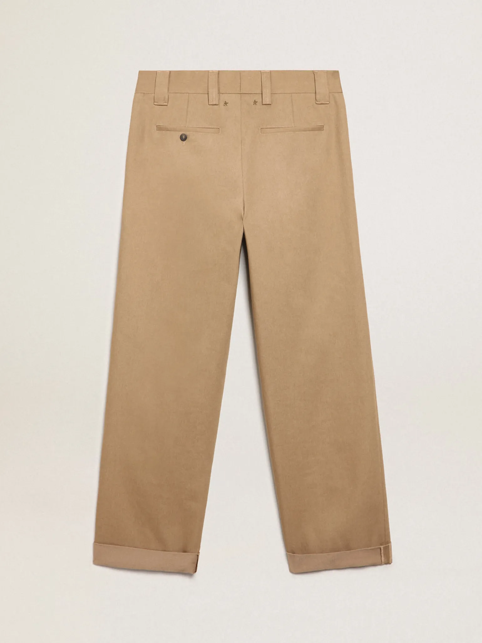 Clearance Calça chino Golden Collection cáqui bege Jeans e calças