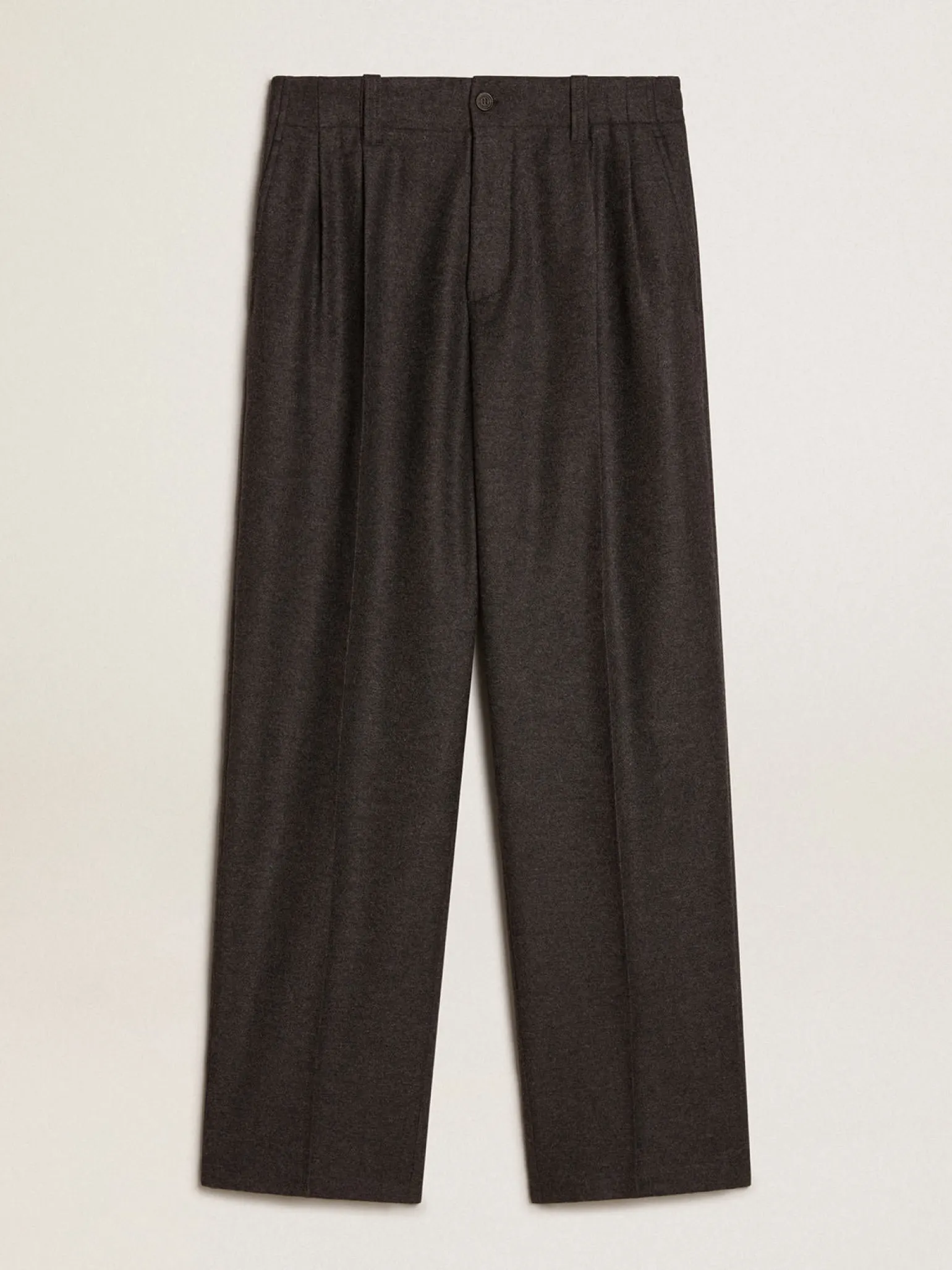 Cheap Calça de flanela de lã cinza escuro Jeans e calças