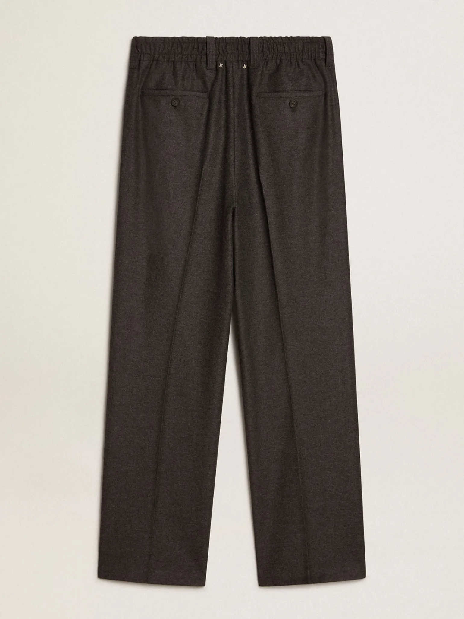 Cheap Calça de flanela de lã cinza escuro Jeans e calças