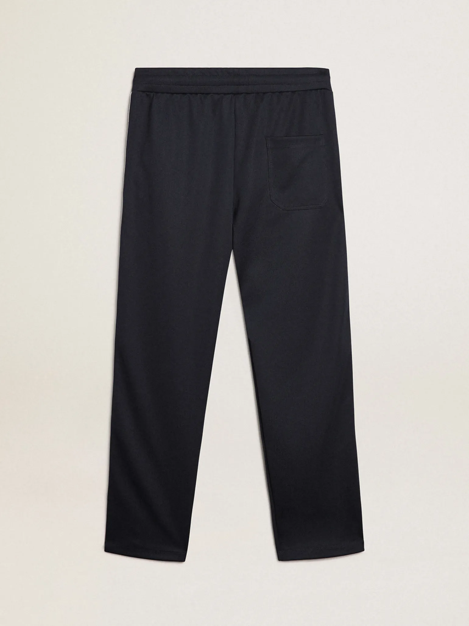 Best Sale Calça de jogging azul-escura com fita e estrelas em contraste Jeans e calças