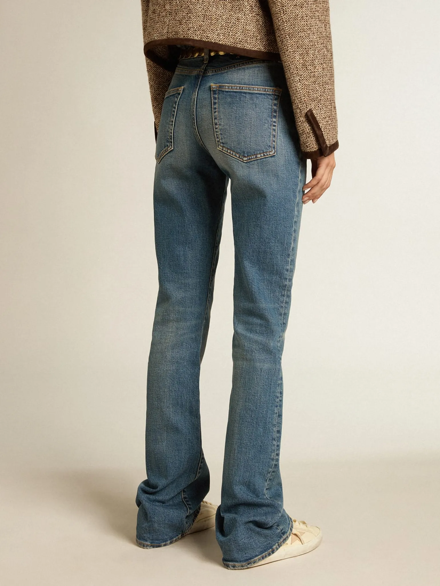 Cheap Calça jeans azul em tecido stretch MULHER Jeans e calças