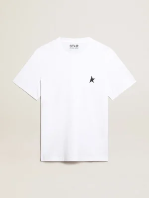 Best Sale Camiseta branca feminina com estrela azul-escura na frente MULHER Beachwear | Camisetas