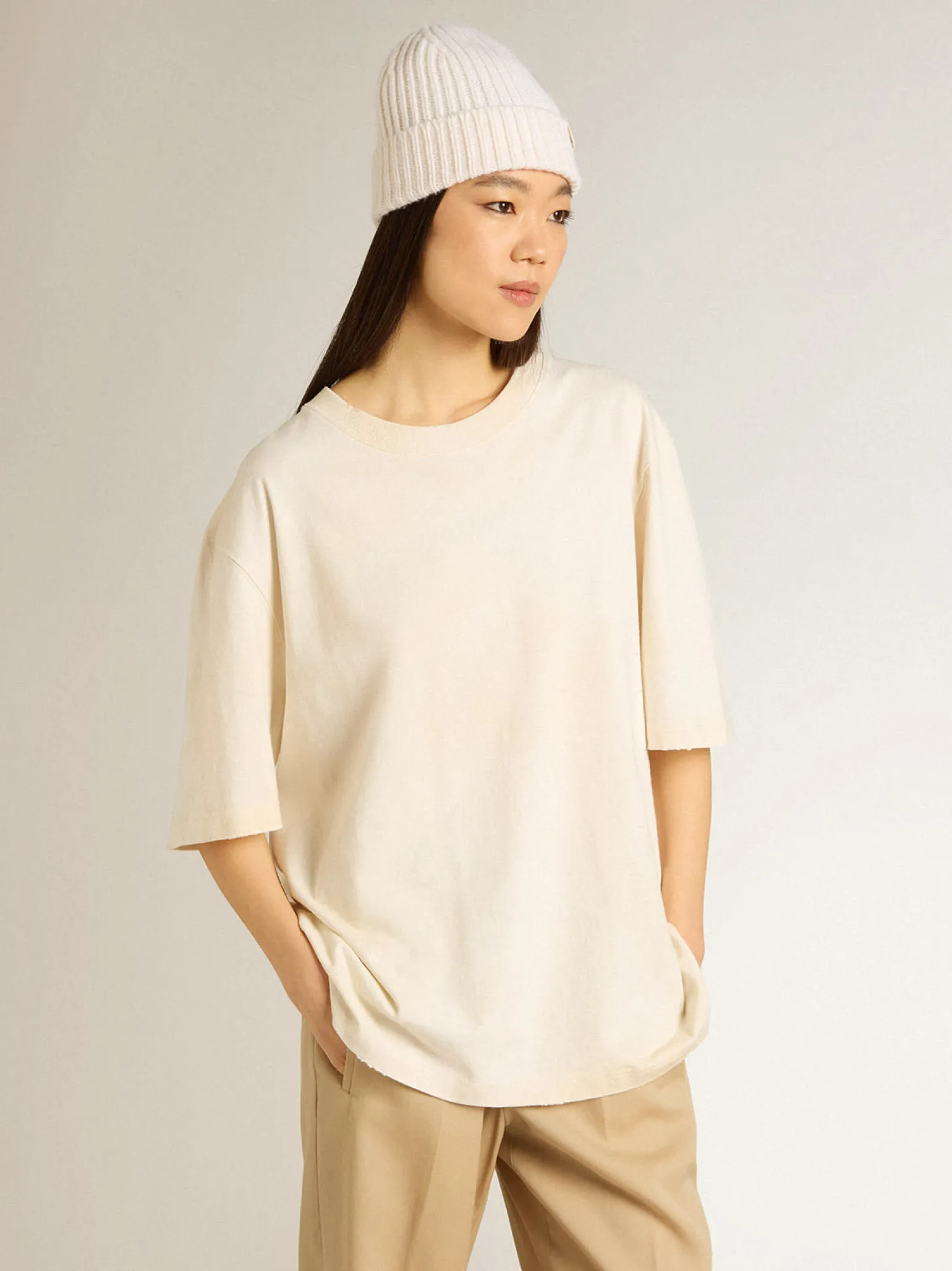 Outlet Camiseta CNY cor branco usado MULHER Camisetas | Camisetas
