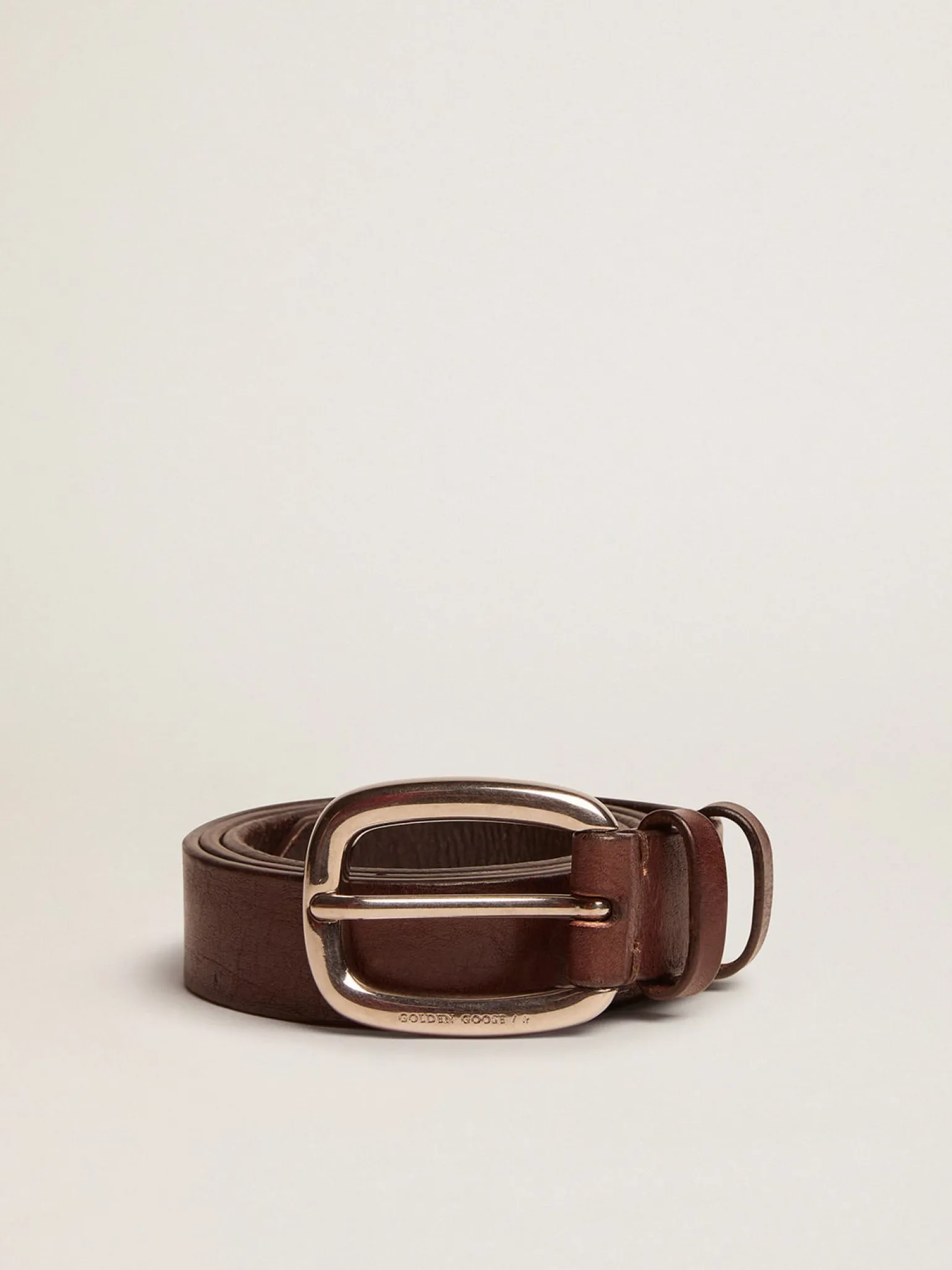 Clearance Cinto Houston de couro marrom lavado Cintos