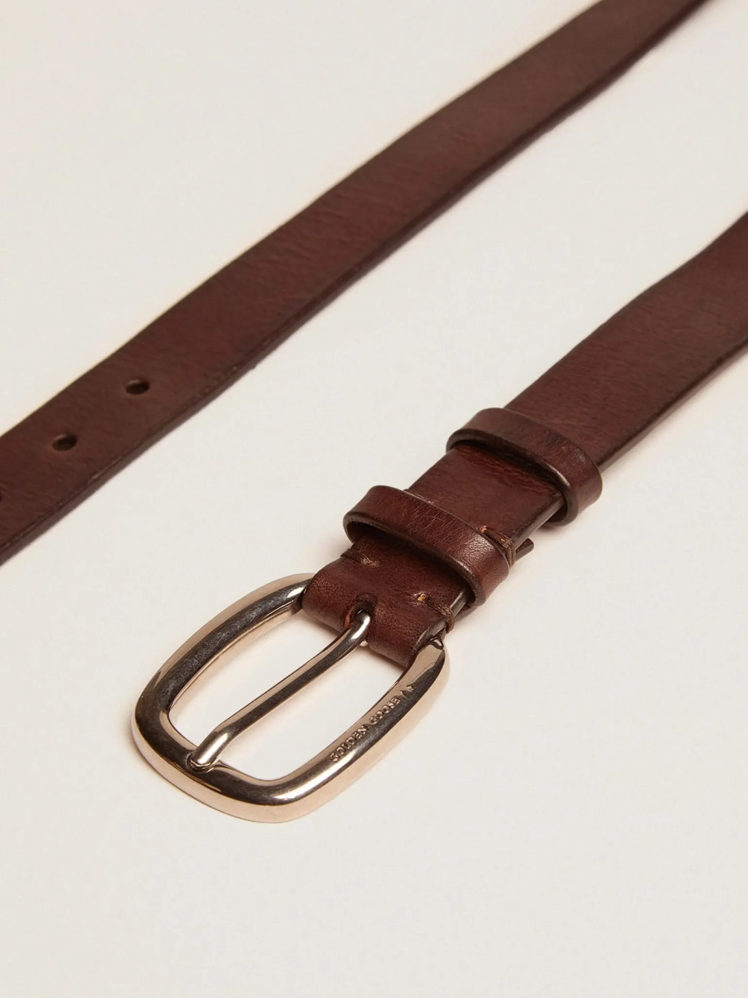 Clearance Cinto Houston de couro marrom lavado Cintos