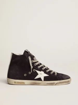 Sale Francy masculino de couro com estrela e talão de couro Francy