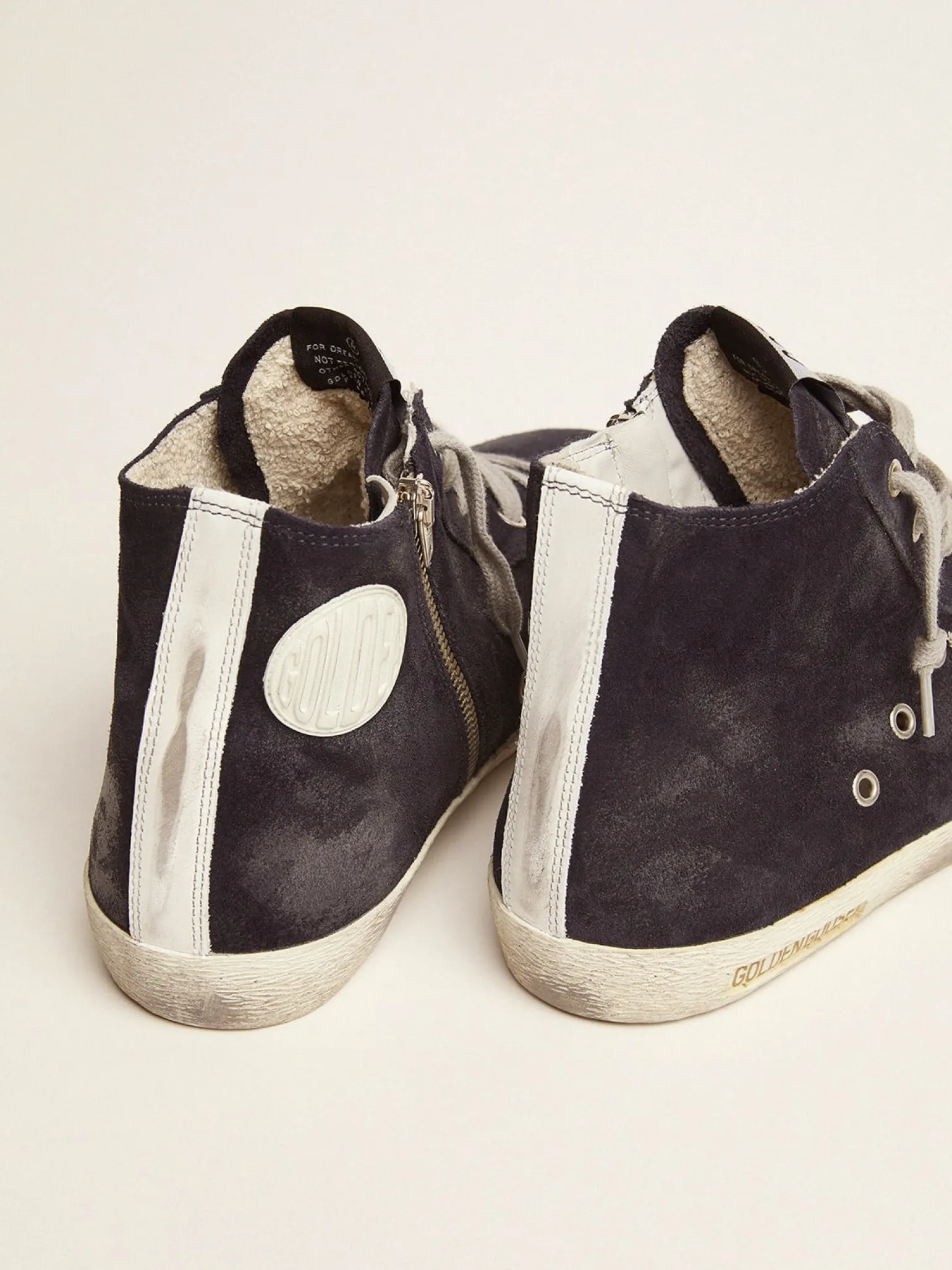 Sale Francy masculino de couro com estrela e talão de couro Francy