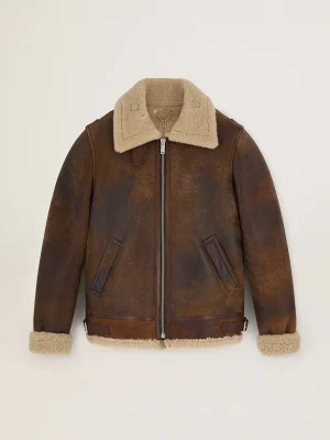 Fashion Jaqueta Arvel Coleção Journey de shearling Casacos e blusões