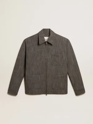 Shop Jaqueta coach masculina em misto lã Casacos e blusões