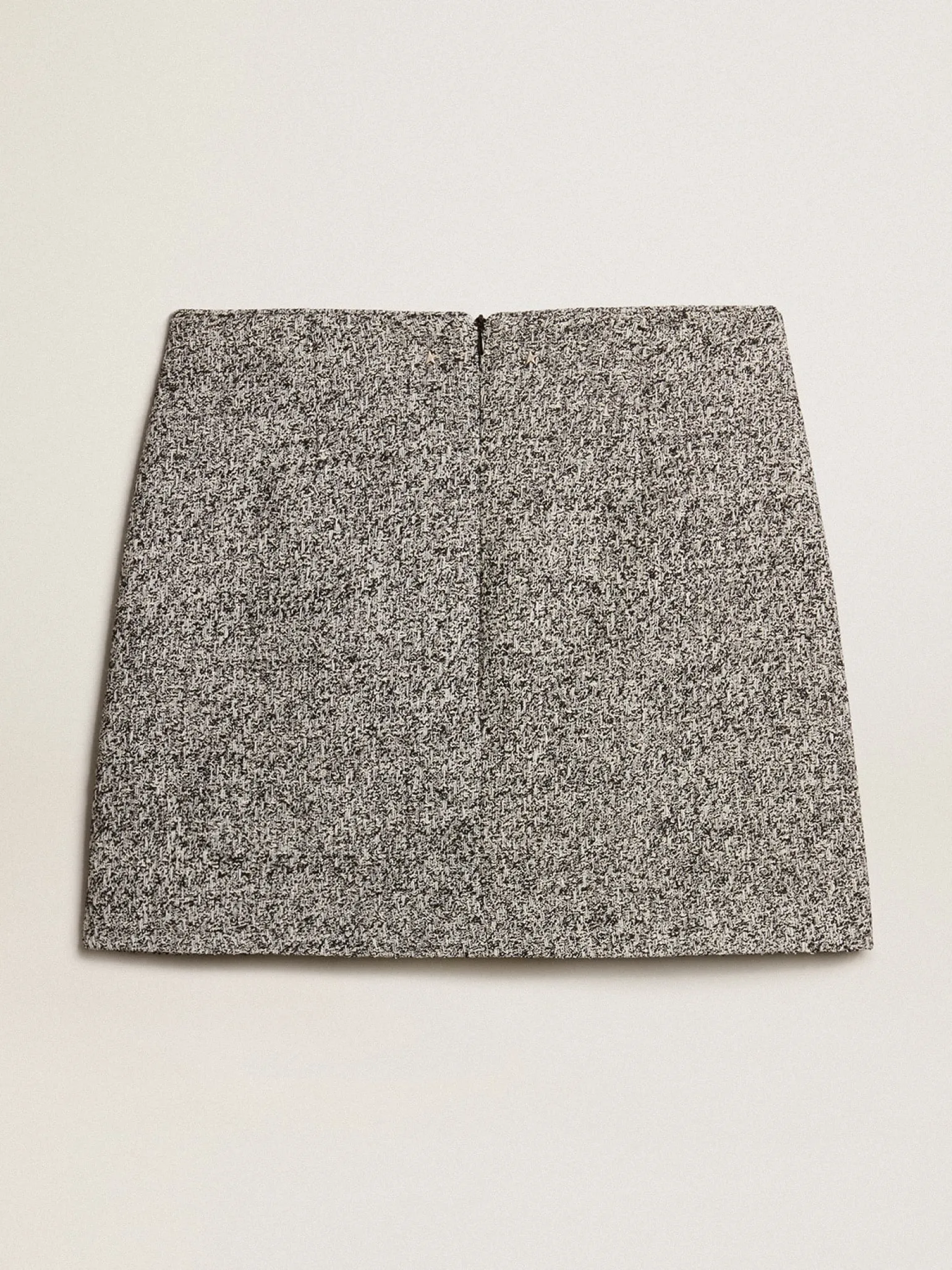 Discount Minissaia de algodão bouclé preto e branco MULHER Saias e Shorts