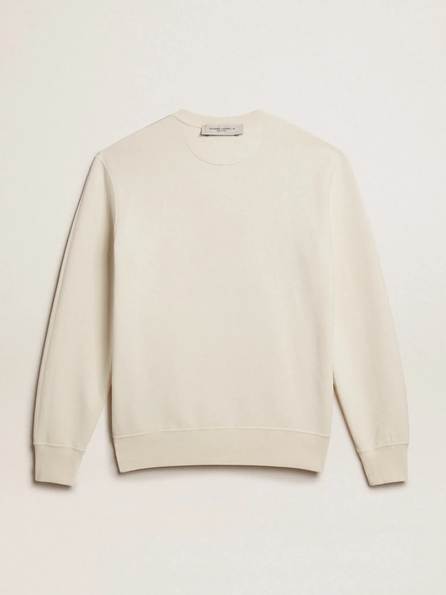 Flash Sale Moletom de algodão branco usado com bordado Moletons
