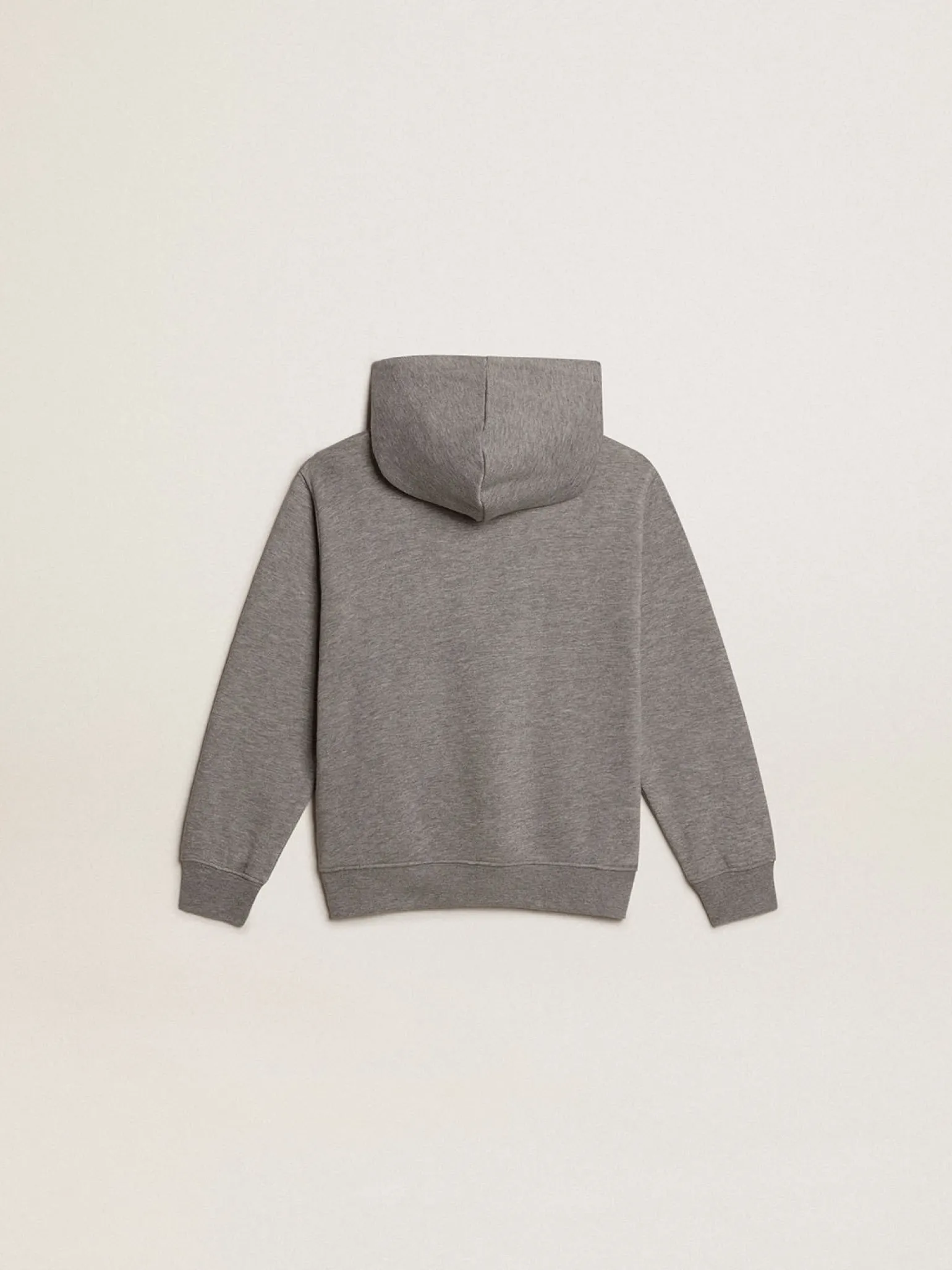 New Moletom infantil masculino com capuz de algodão cinza Roupas de cima (4-12 years)