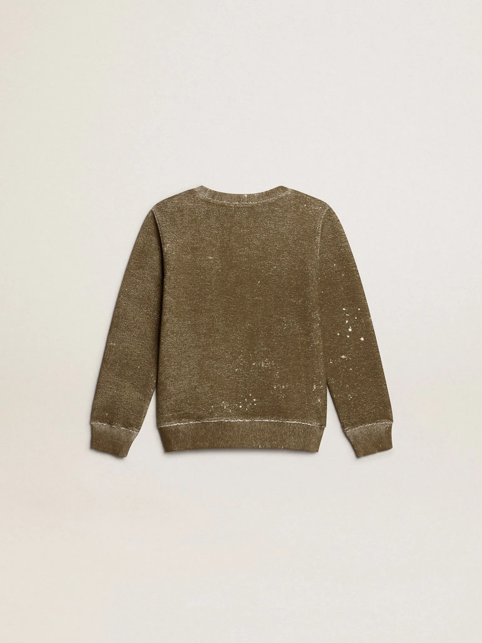 Hot Moletom infantil masculino de algodão cor de faia efeito vintage Roupas de cima (4-12 years)