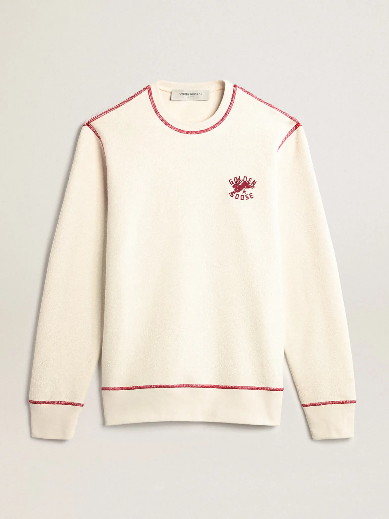 Cheap Moletom Masculino na cor branco heritage com logo CNY Moletons