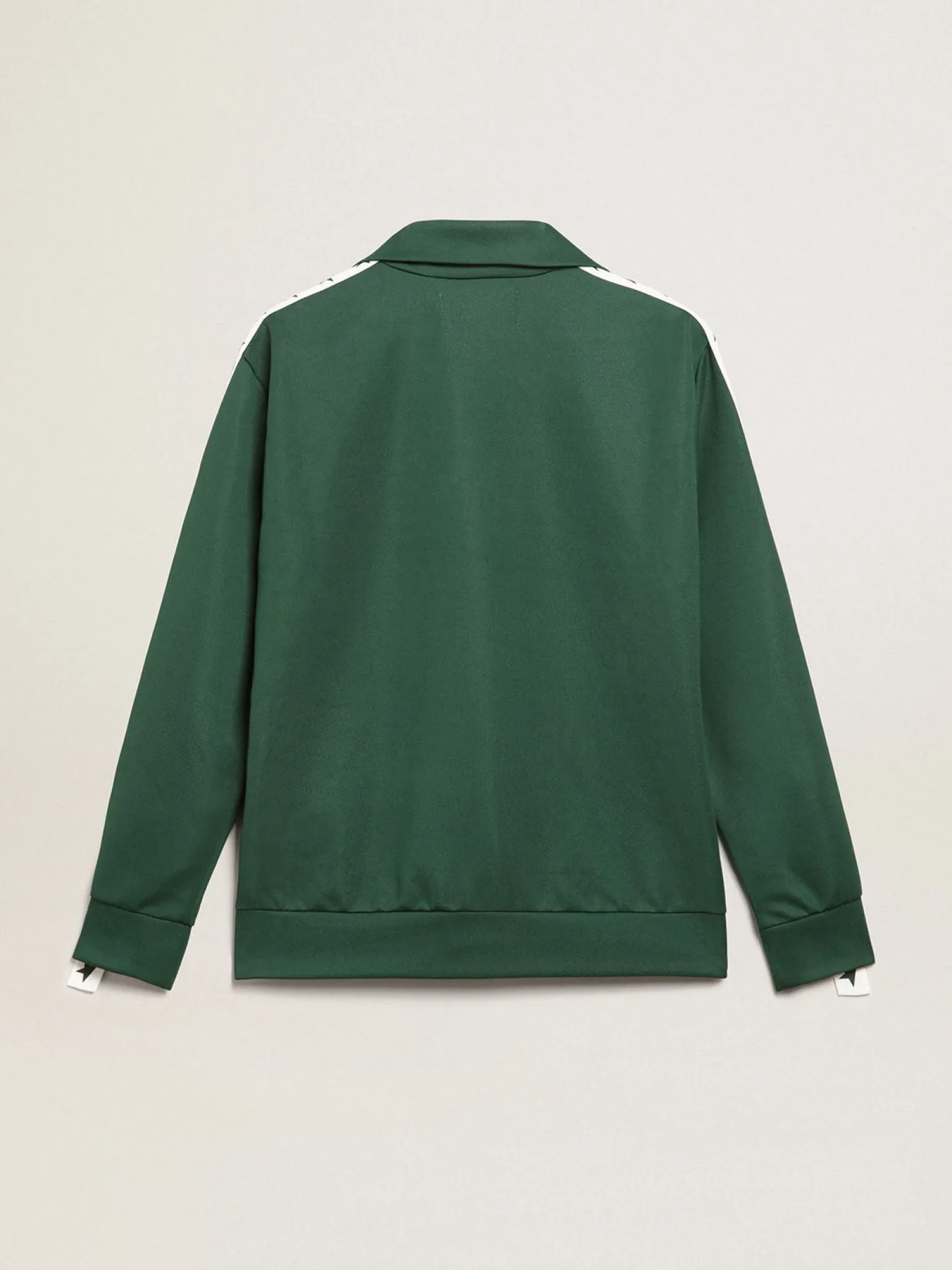 Store Moletom masculino verde brilhante com zíper Moletons
