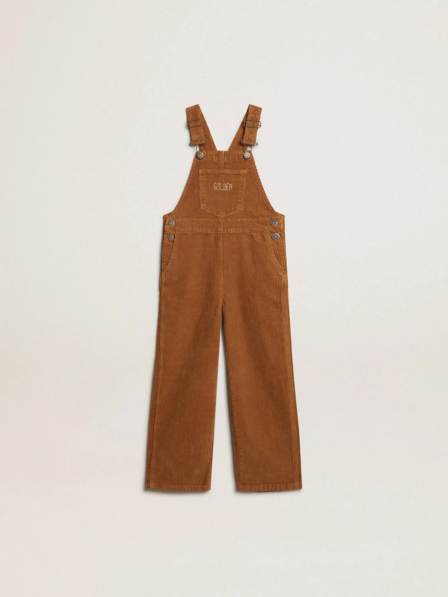 Best Sale Salopete de algodão com efeito aveludado cor de cortiça Roupas de cima (4-12 years) | Roupas de cima (4-12 years)
