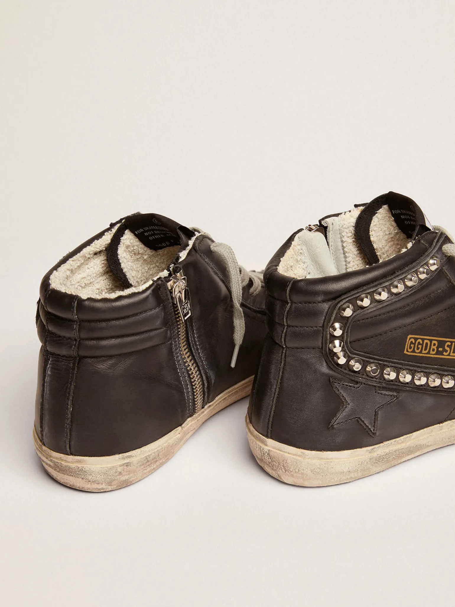 Shop Slide feminino preto com tachas MULHER Slide