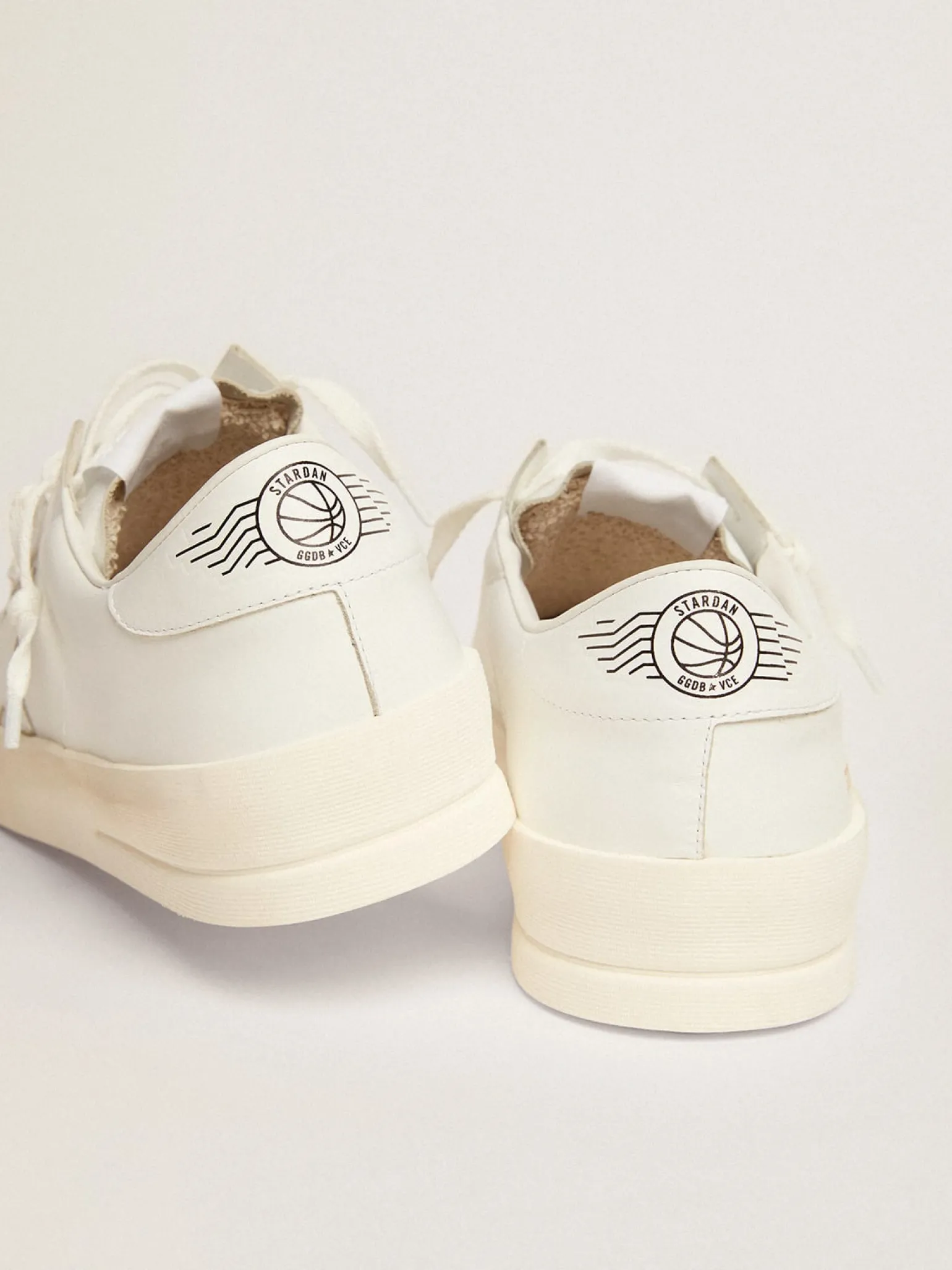 Best Sale Stardan masculino de couro branco Stardan