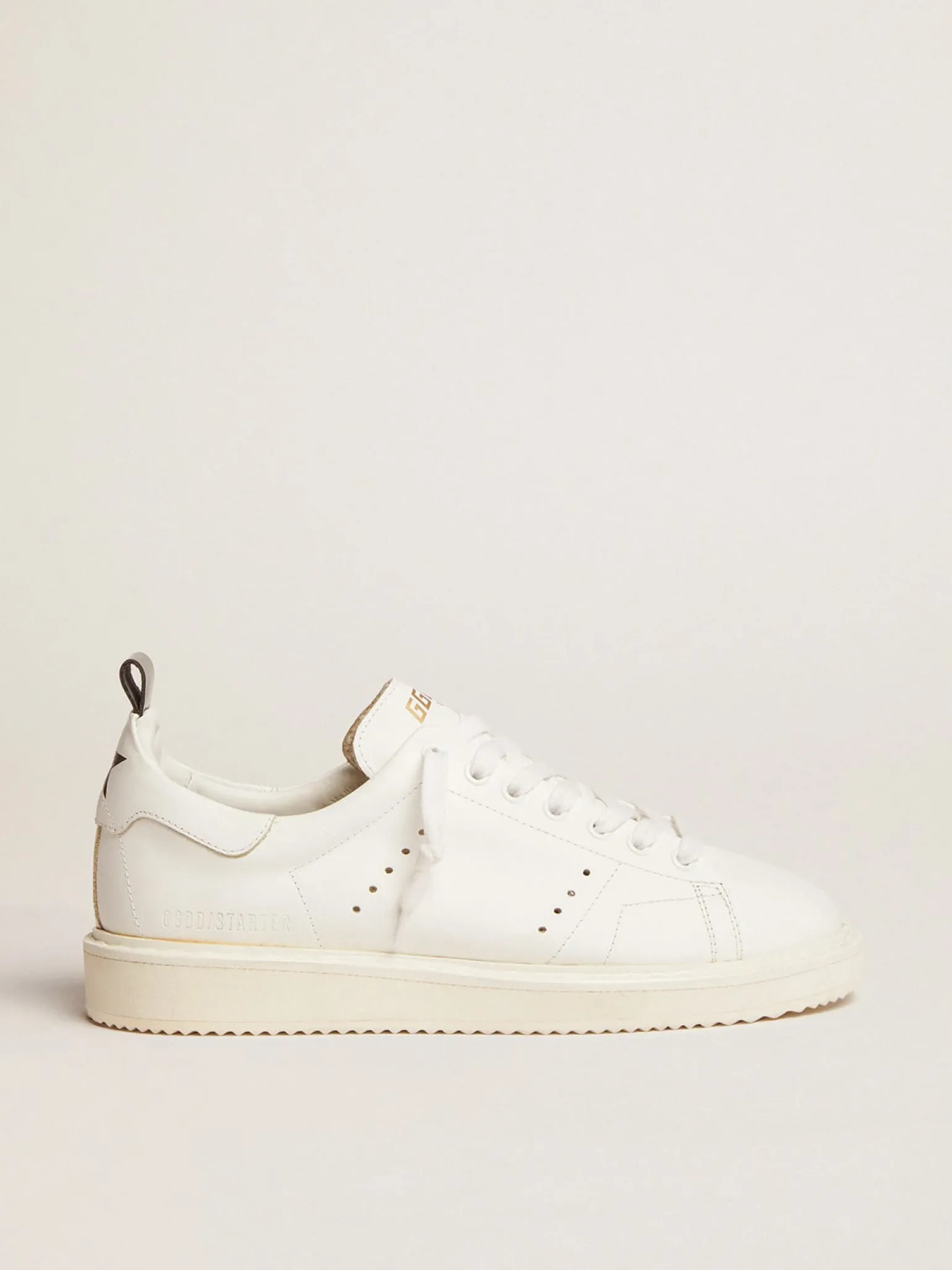 Store Starter masculino de couro com estrela no talão Starter