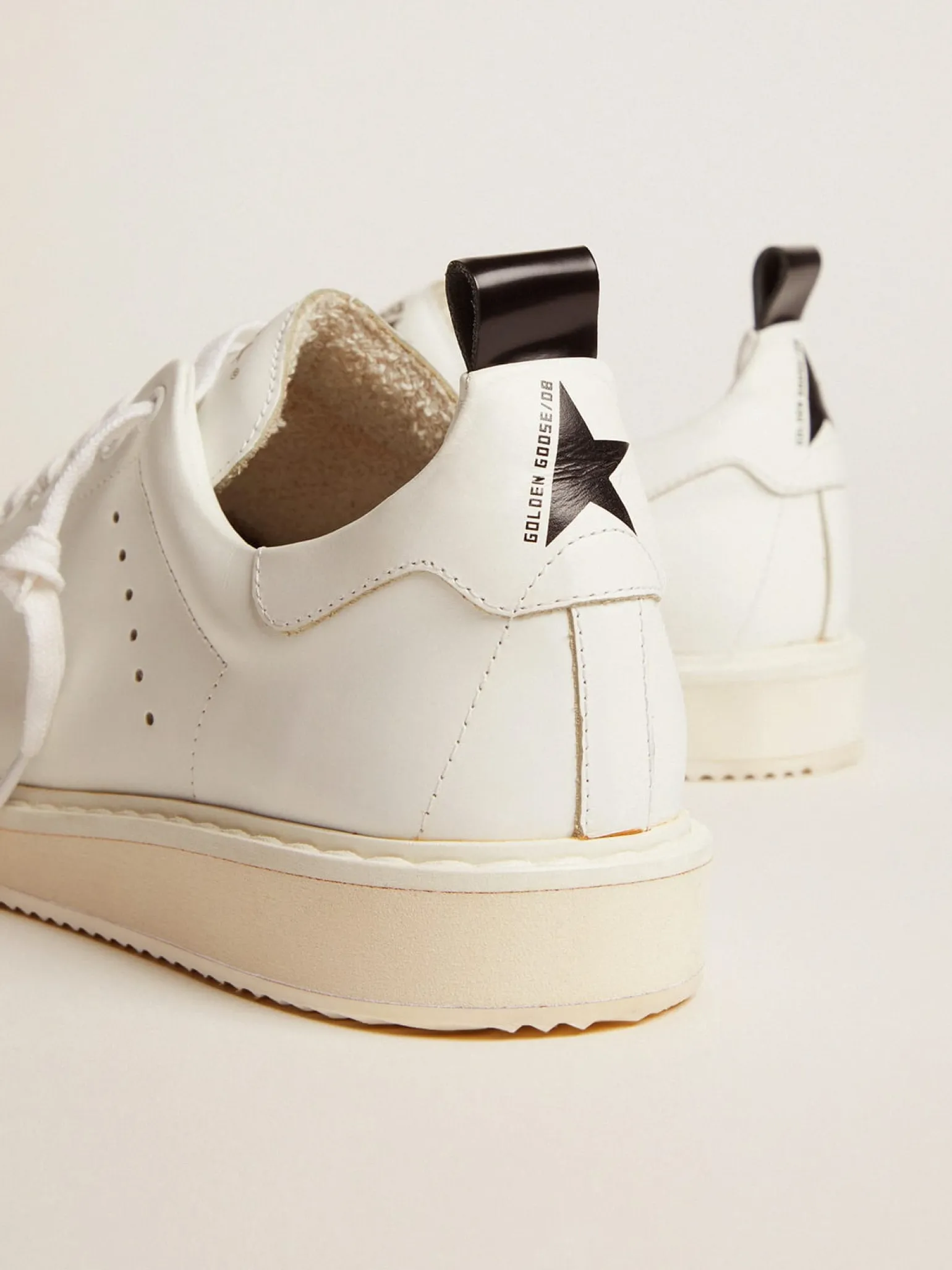 Store Starter masculino de couro com estrela no talão Starter