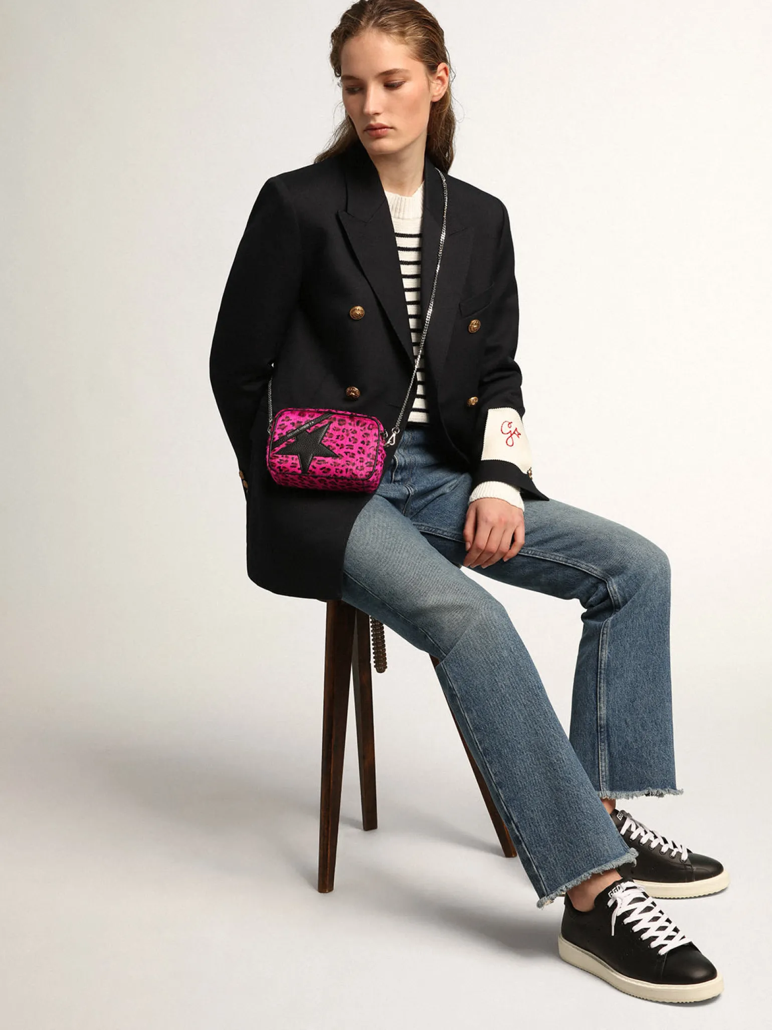 Discount Starter sneakers in total black leather MULHER Starter