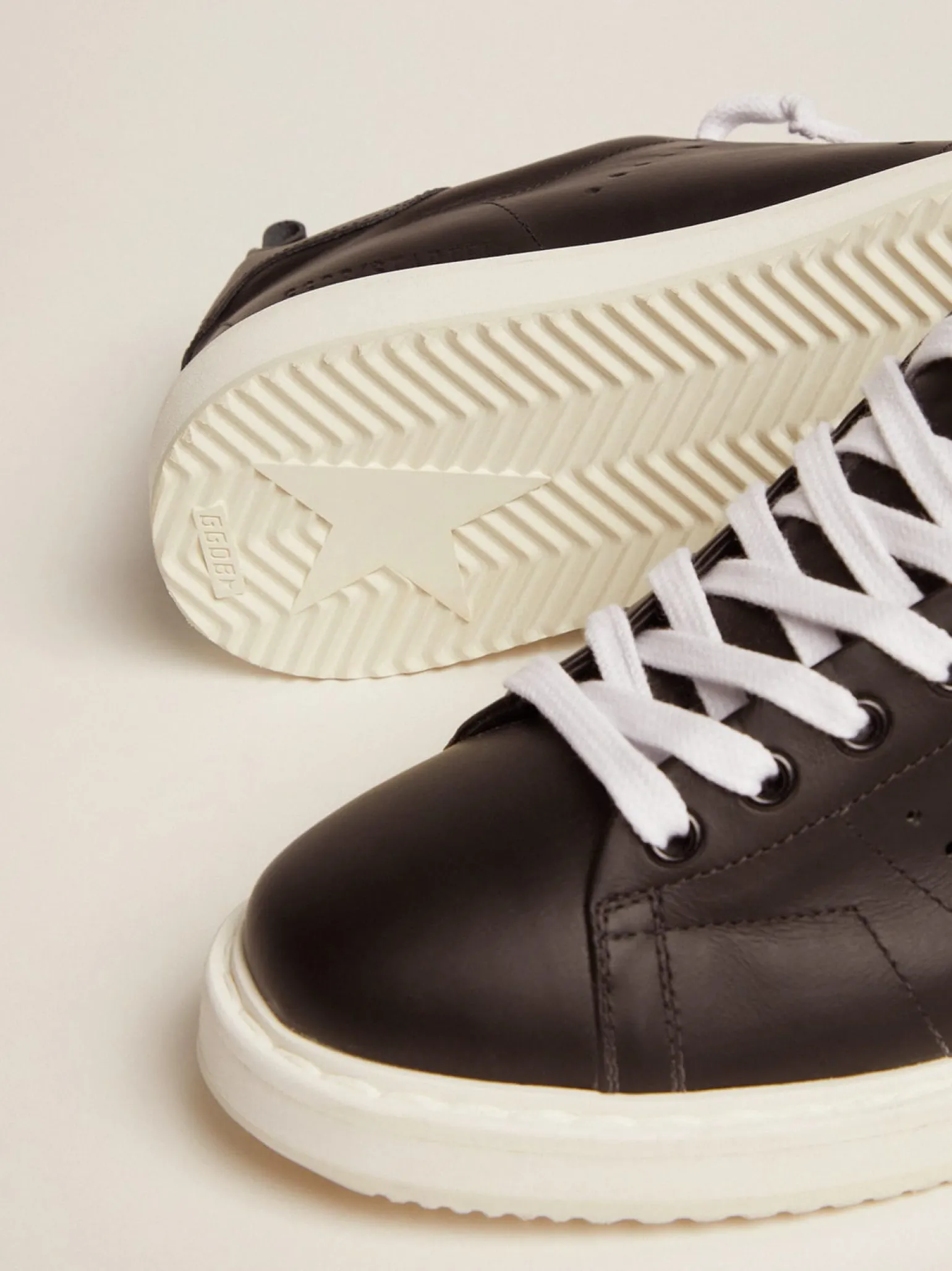 Discount Starter sneakers in total black leather MULHER Starter