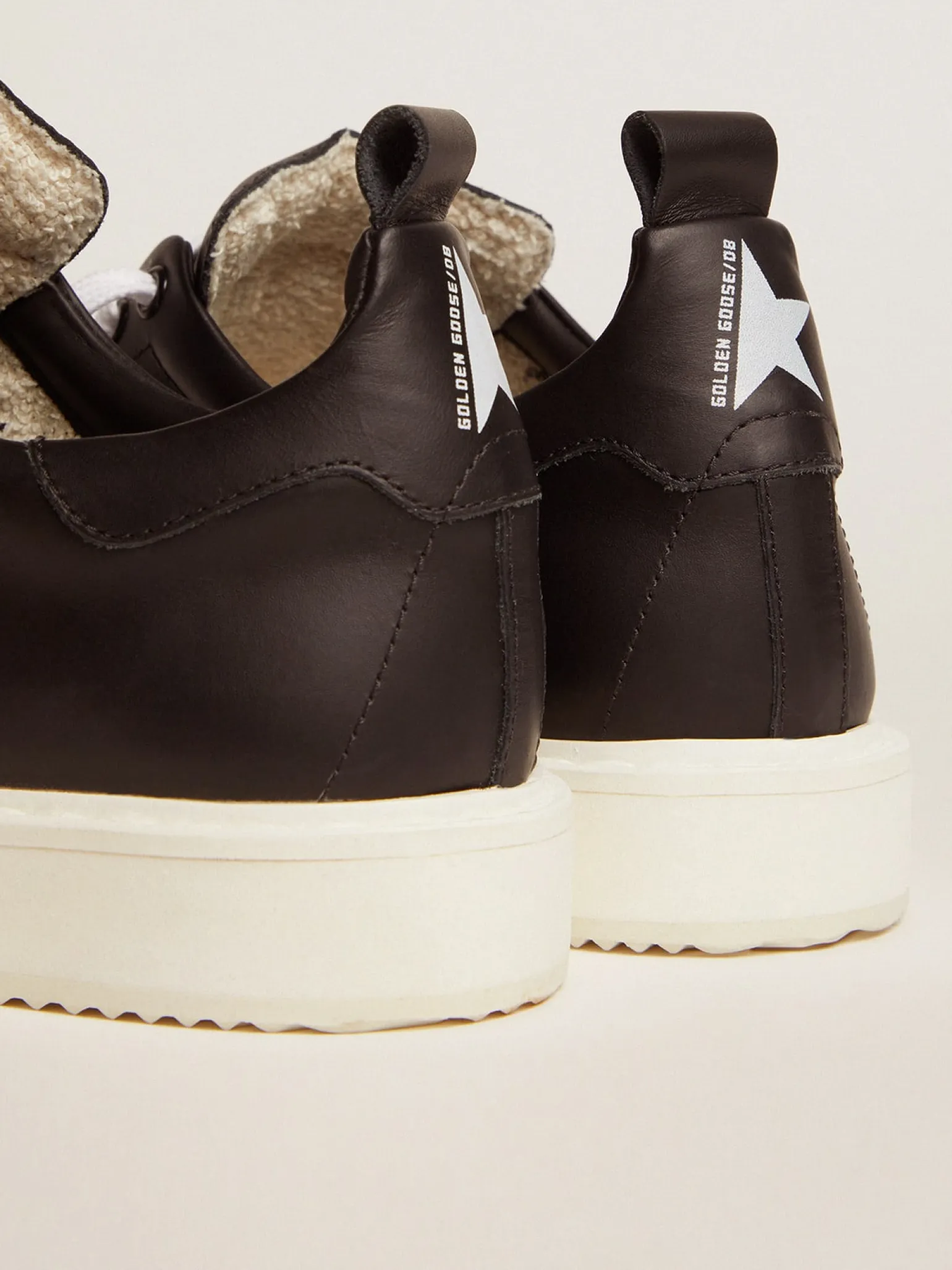 Discount Starter sneakers in total black leather MULHER Starter