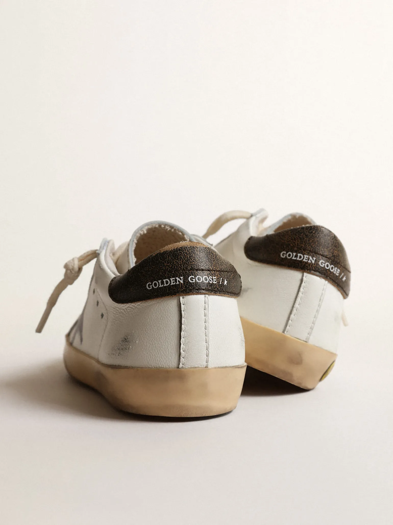 Outlet Super-Star Junior de napa com estrela estampada e talão preto Meninas pequenas (1-3 anos) | Meninos pequenos (1-3 anos)