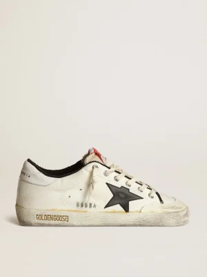 Store Super-Star LTD masculino de lona bege com estrela preta Super-Star