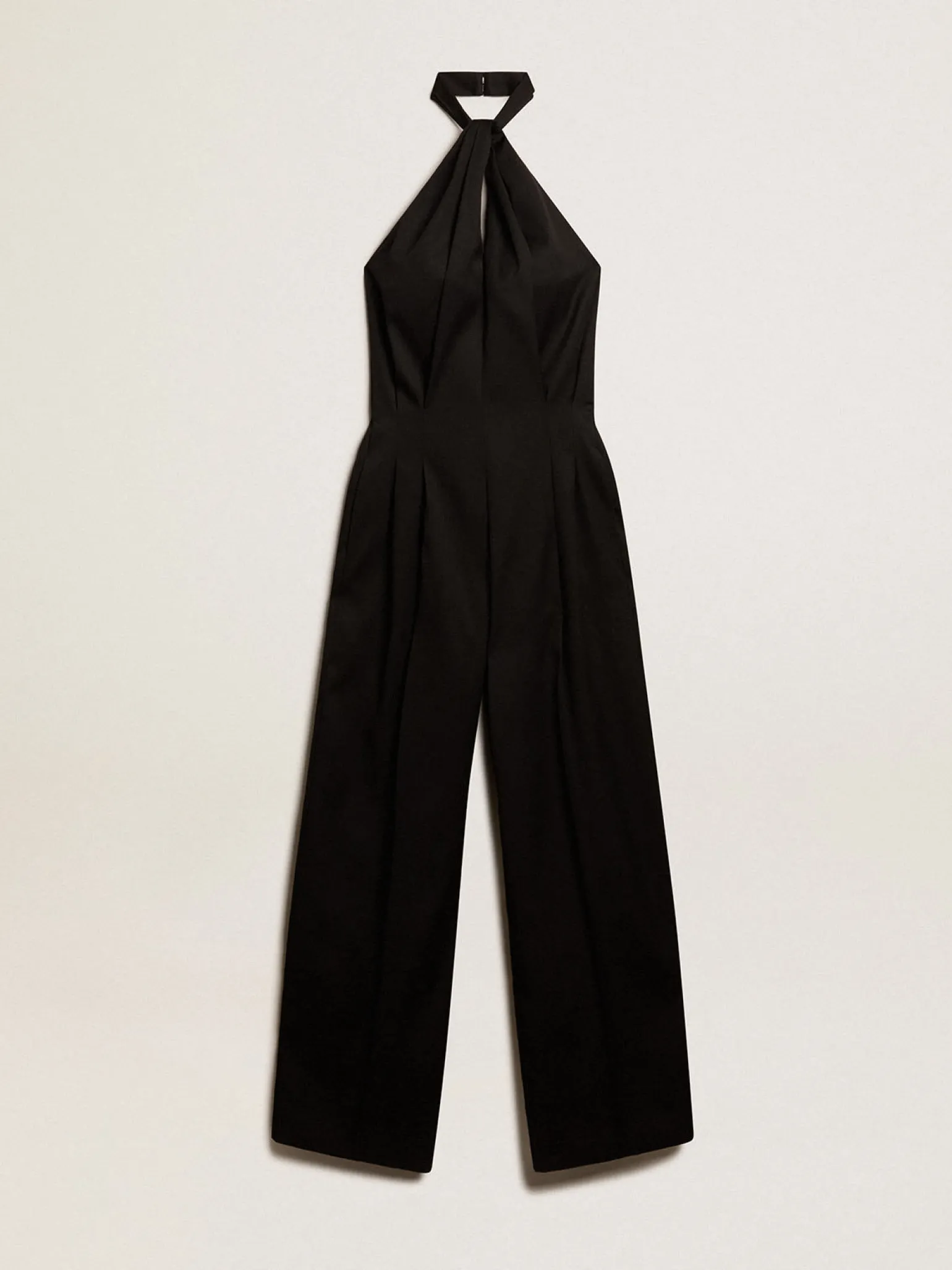 Best Sale Terno vestido de gabardine de lã preta MULHER Vestidos e macacões