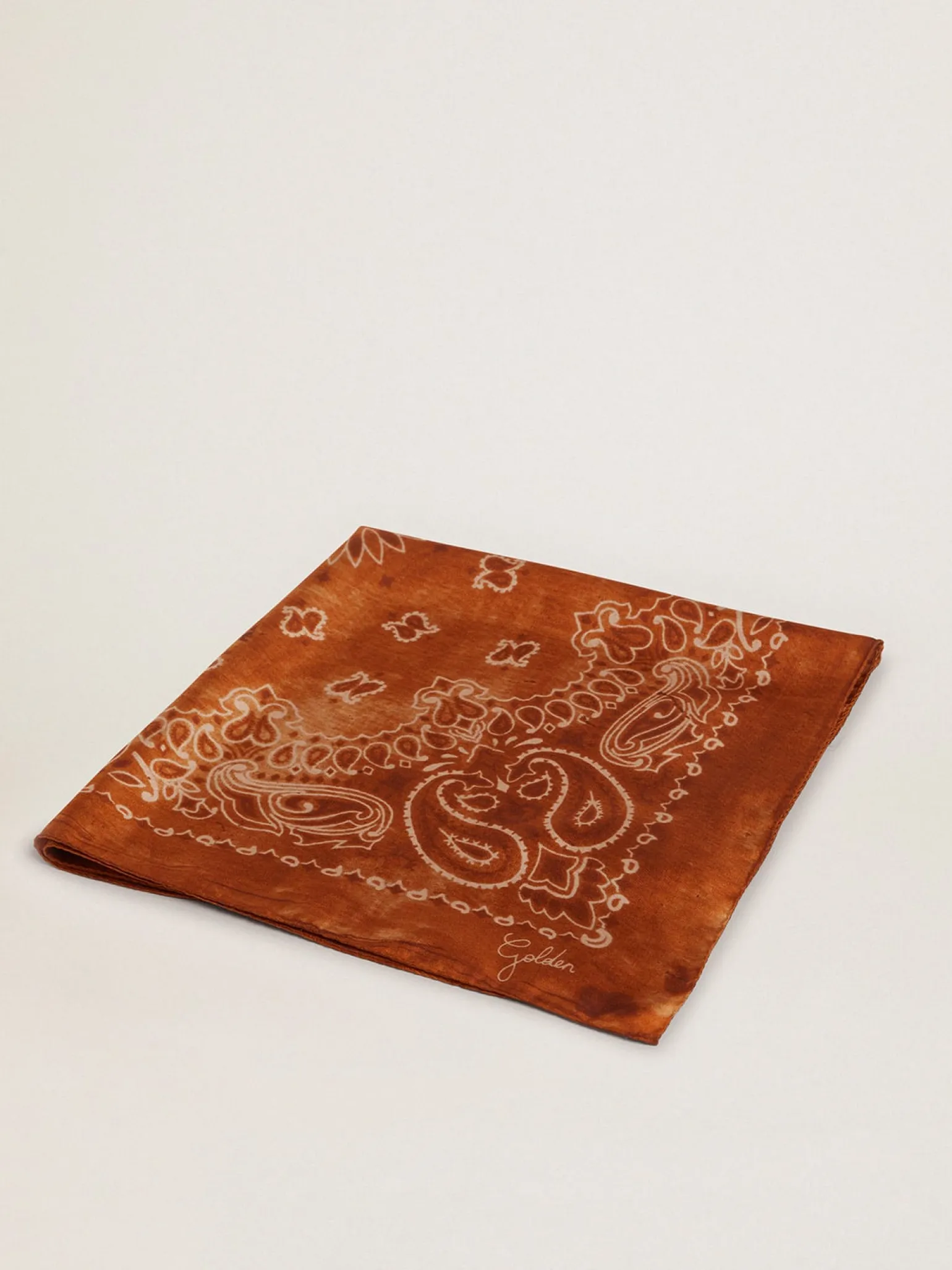 Clearance -colored Golden Collection scarf with paisley pattern MULHER Sedas e Echarpes | Beachwear