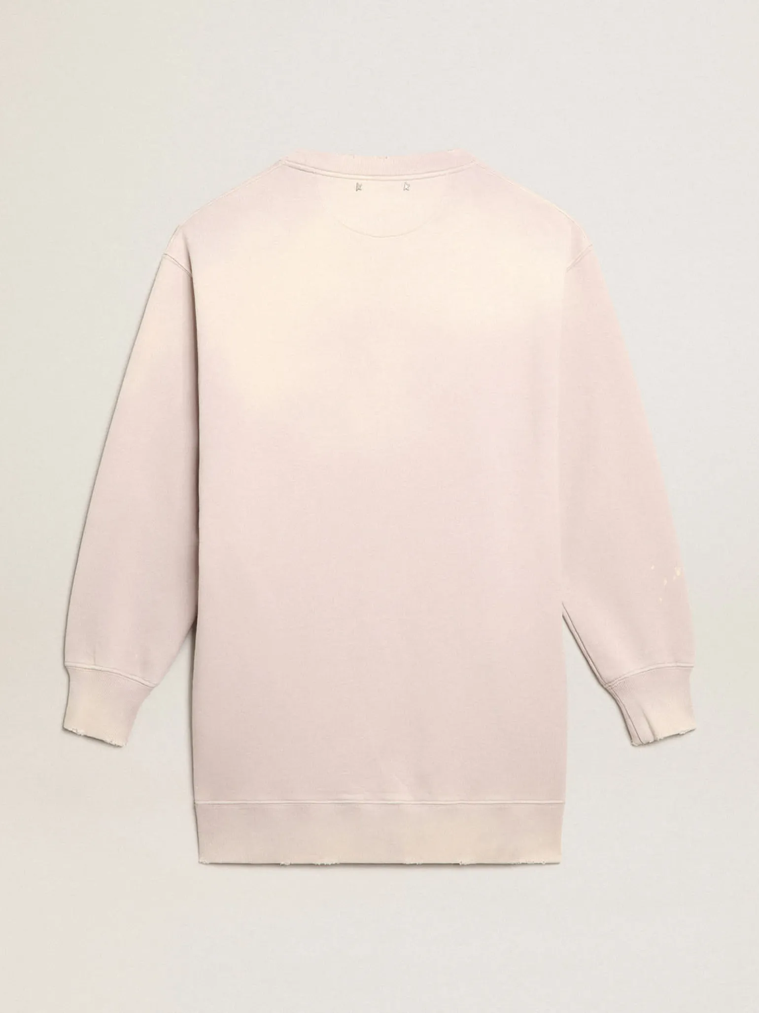 Discount Vestido de moletom rosa pálido com tratamento desgastado MULHER Vestidos e macacões